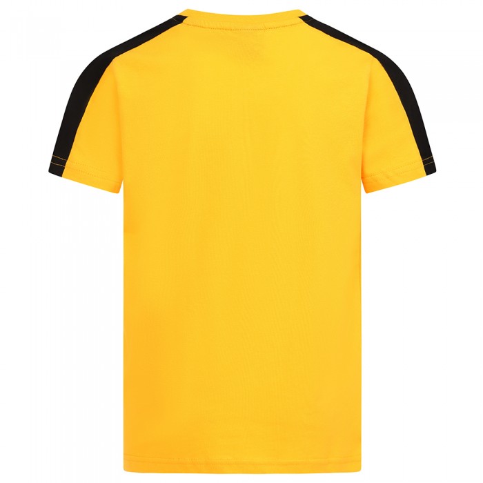 Essentials Contrast Panel T-Shirt - Gold - Kids