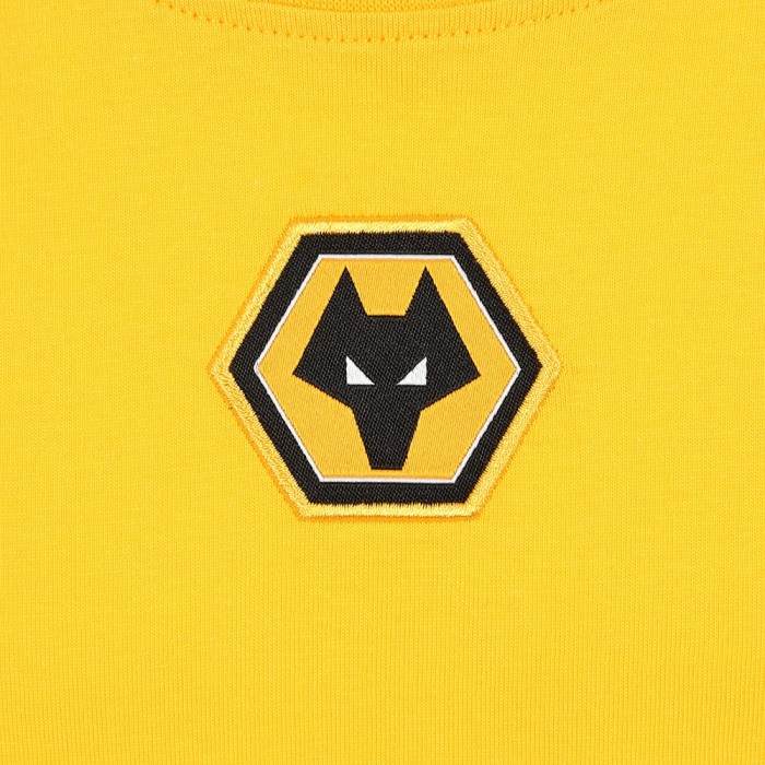 Essentials Contrast Panel T-Shirt - Gold - Kids