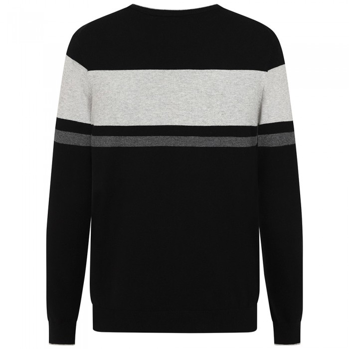Molineux Stripe Knit Sweater - Black