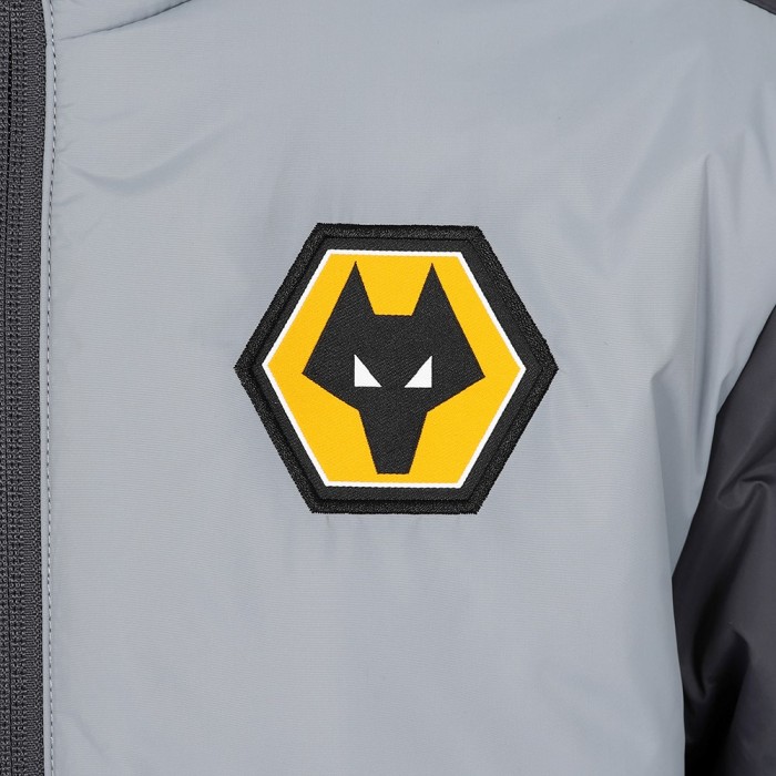 2023-24 Wolves Training Padded Bench Jacket - Jnr