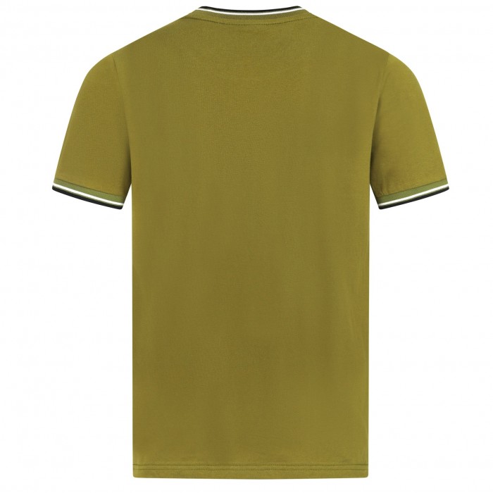 Terrace Tipped Cuff T-Shirt - Khaki