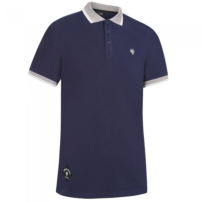 Terrace Cuff Polo - Navy