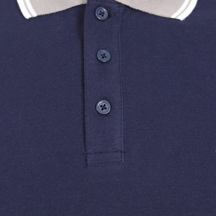 Terrace Cuff Polo - Navy