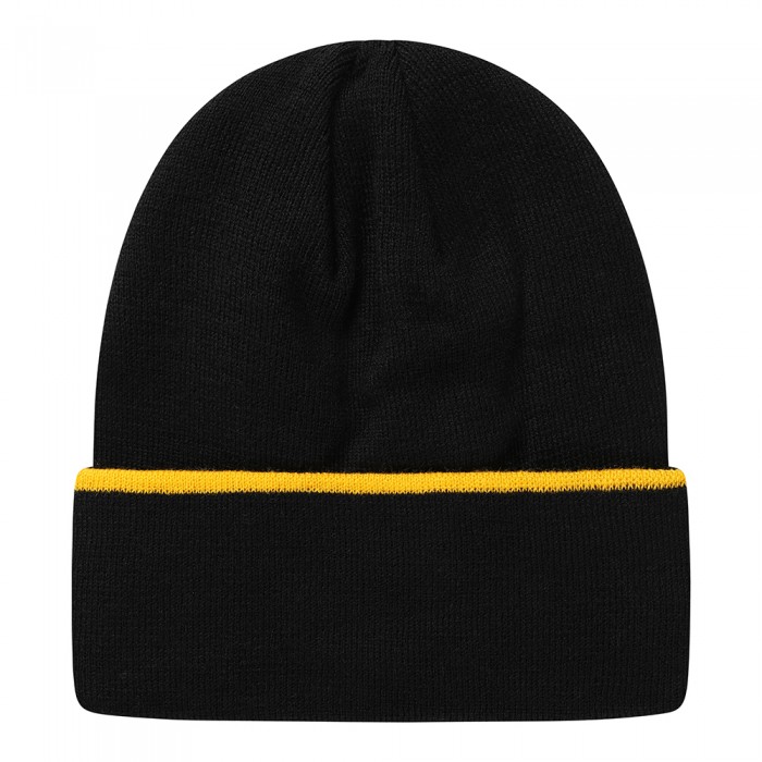 Tipped Cuff Knitted Hat - Black