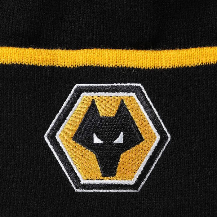 Tipped Cuff Knitted Hat - Black