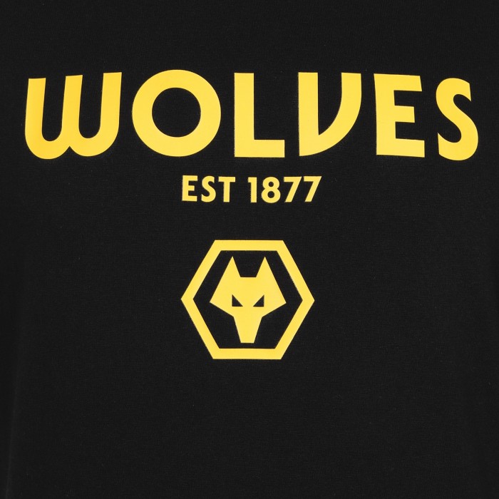Wolves Est 1877 T-Shirt - Black