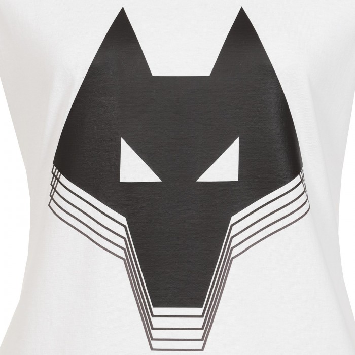 Wolf Head T-Shirt - White - Women