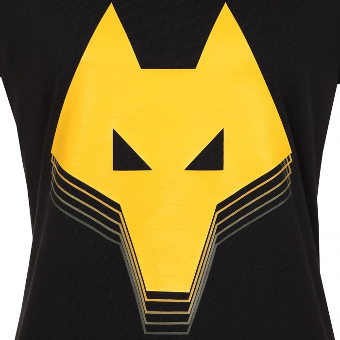 Wolf Head T-Shirt -Black -  Women