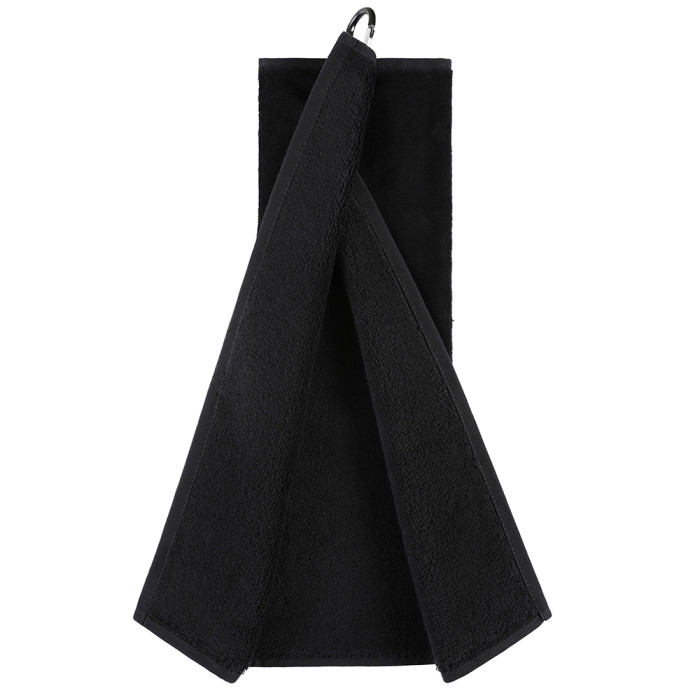 Golf towel - Black/Gold