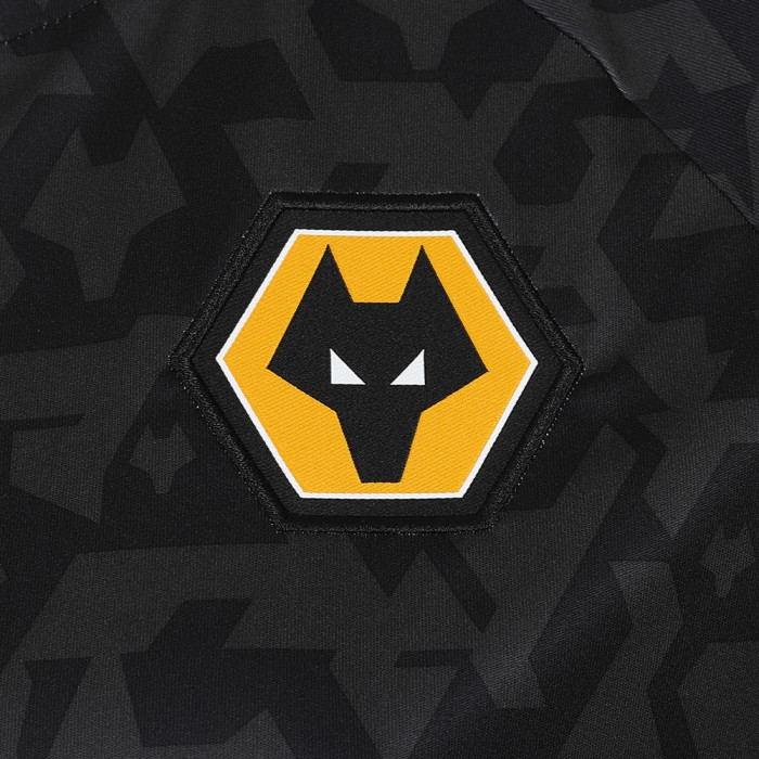 2024-25 Pre Match T-Shirt - Black/Gold - Womens