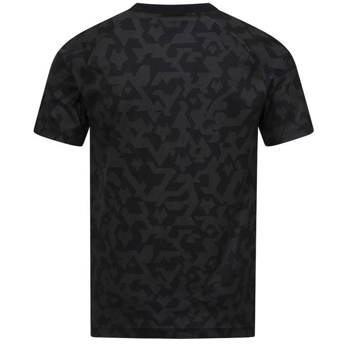 2024-25 Pre Match T-Shirt - Black/Gold - Junior