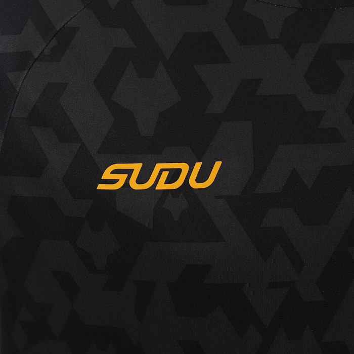 2024-25 Pre Match T-Shirt - Black/Gold - Junior