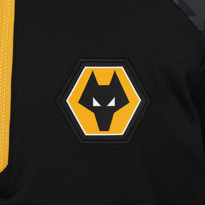 2024-25 Pre Match 1/4 Zip - Black/Gold - Junior