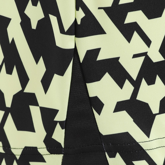 2024-25 Pre Match T-Shirt - Black/Lime - Womens