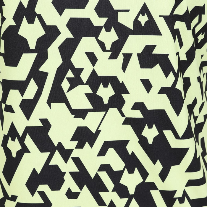 2024-25 Pre Match T-Shirt - Black/Lime - Womens