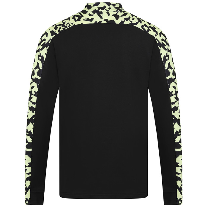 2024-25 Pre Match 1/4 Zip - Black/Lime