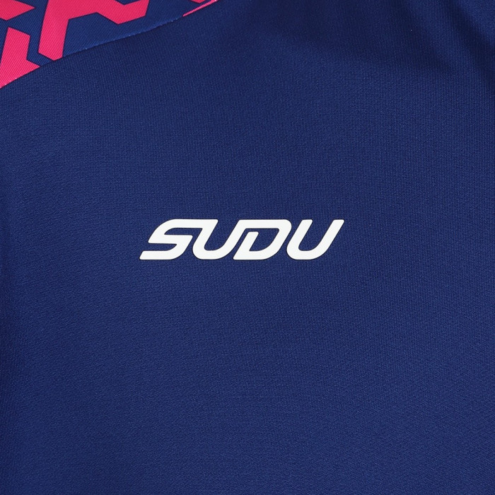 2024-25 Pre Match 1/4 Zip - Blue/Pink