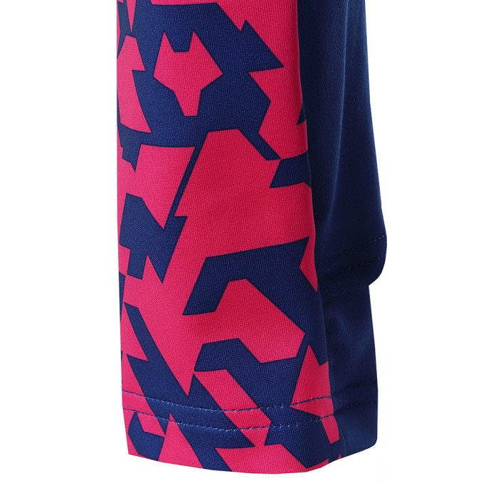 2024-25 Pre Match 1/4 Zip - Blue/Pink