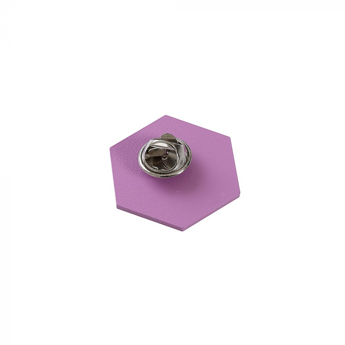 Crest Badge - Pink - 30mm