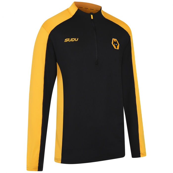 2025-26 Coaches Training 1/4 Zip - Black/Gold