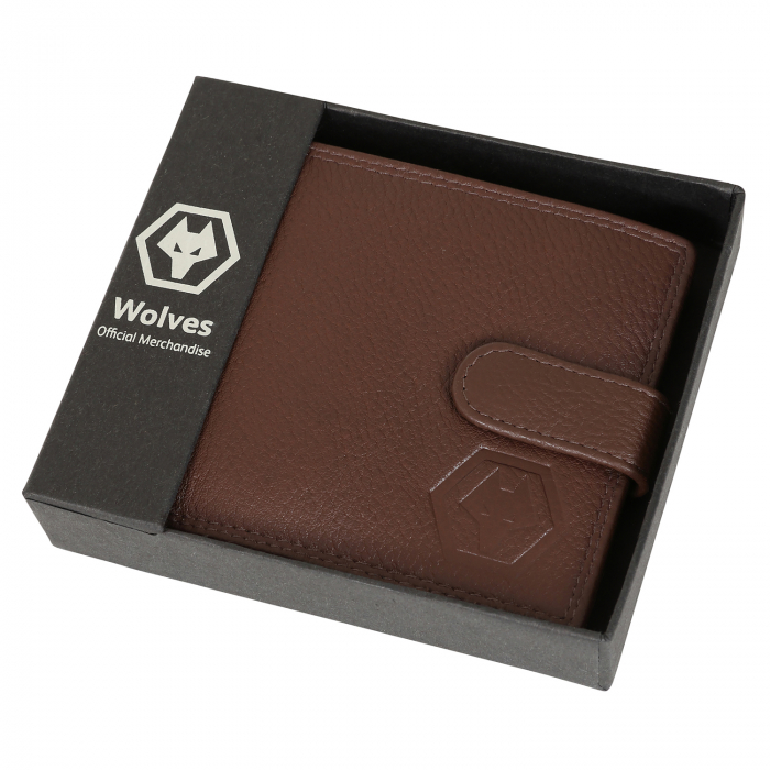 Boxed Leather Wallet - Brown
