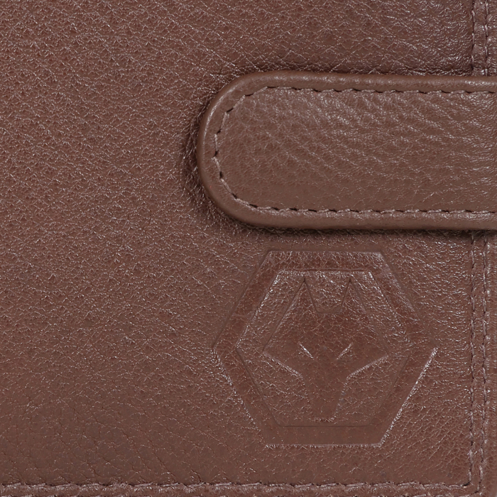 Boxed Leather Wallet - Brown