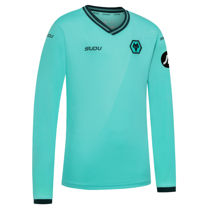 2025-26 Wolves Away Shirt - Junior - LS
