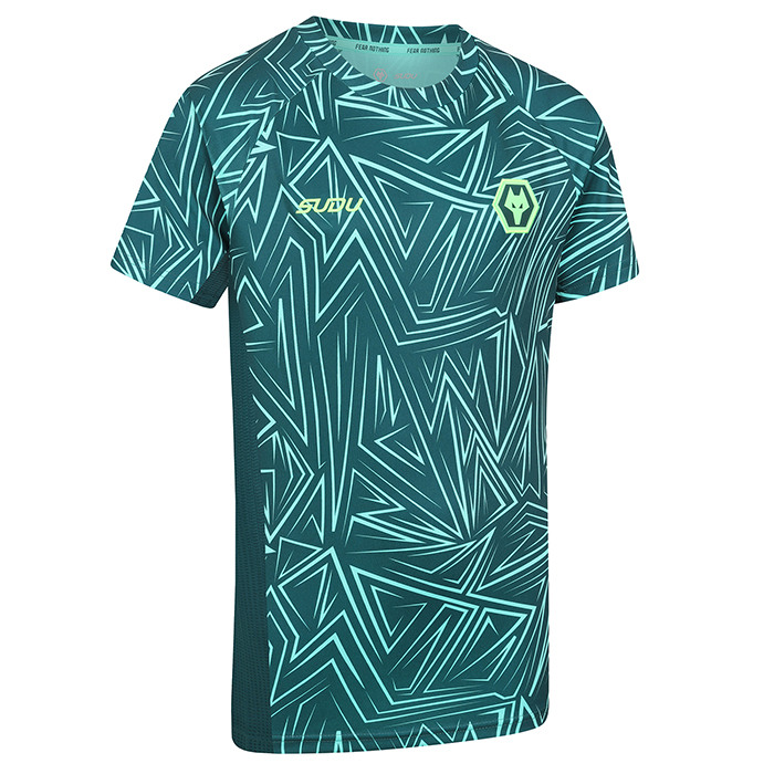 2025-26 Away Pre Match T-Shirt - Dark Green Junior