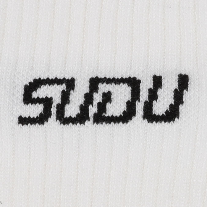 SUDU Players Crew Socks (2 pack) - White
