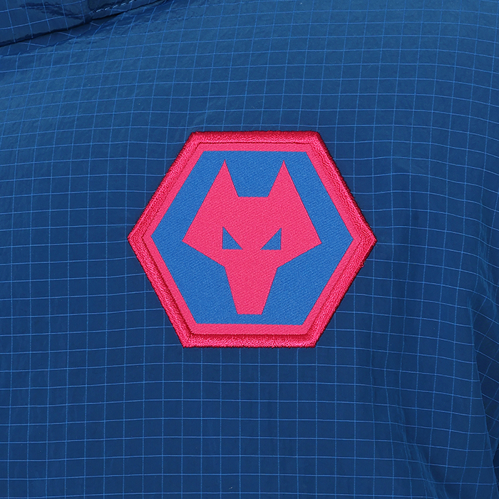 2025-26 Players Training Long Bench Jacket - Blue