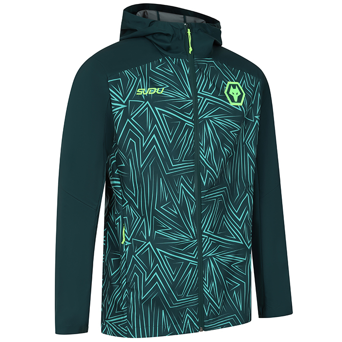 2025-26 Away Pre Match LW Jacket - Dark Green