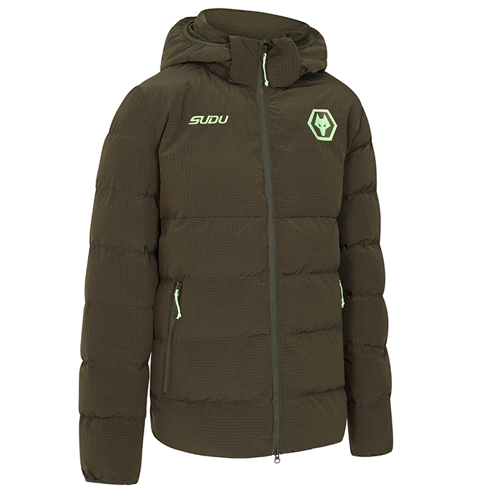 2025-26 Players Travel Padded Jacket - Dark Khaki