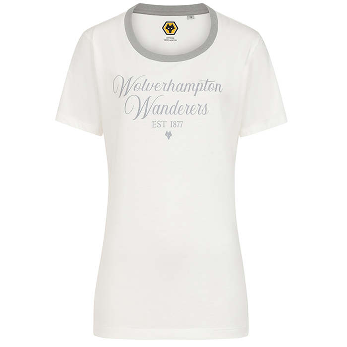 Pyjama Set - Womens - White/Grey