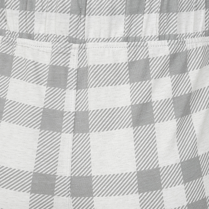 Pyjama Set - Womens - White/Grey