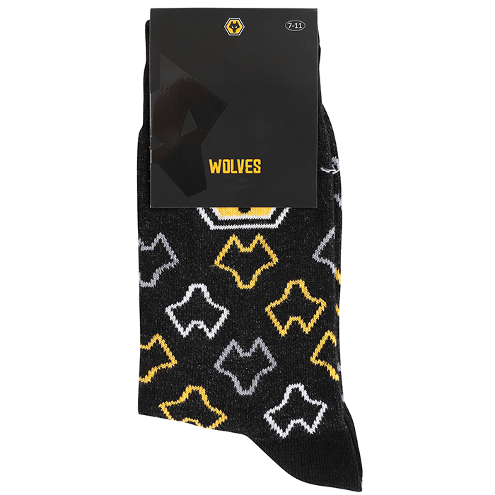 Crest Wolfhead Sock
