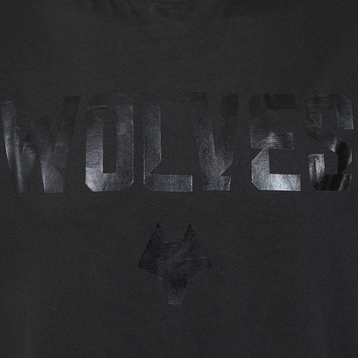 Graphic Print Long Pyjama Set - Black