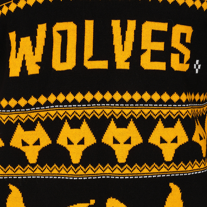 Gnome Wrap Christmas Jumper - Gold