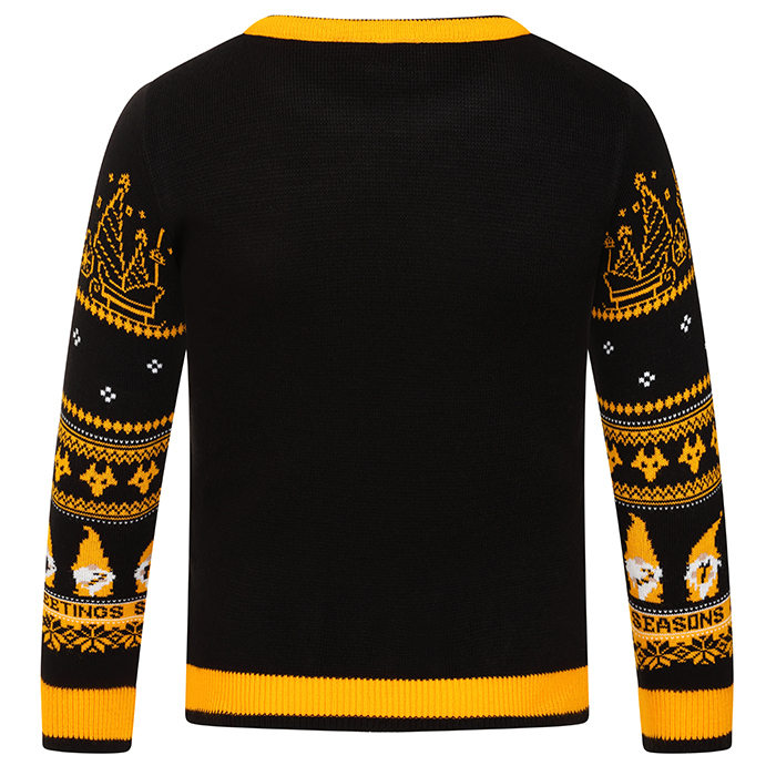 Gnome Wrap Christmas Jumper - Gold - Kids