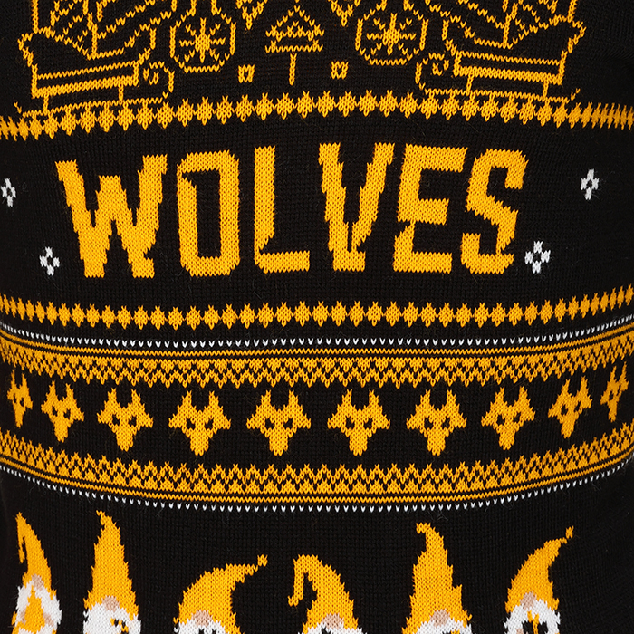 Gnome Wrap Christmas Jumper - Gold - Kids