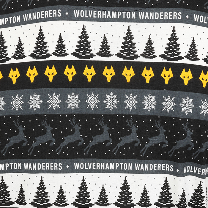 Christmas Print Polo - Adult - Navy