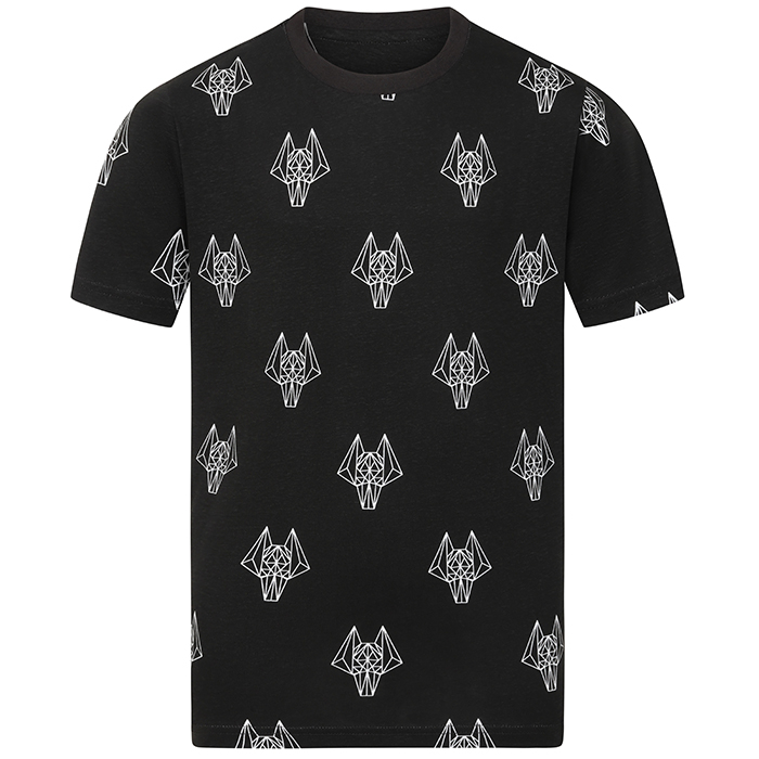 Graphic Print Pyjama Set - Kids - Black