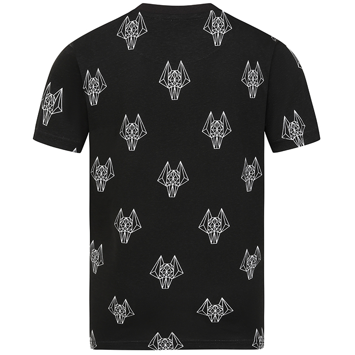 Graphic Print Pyjama Set - Kids - Black