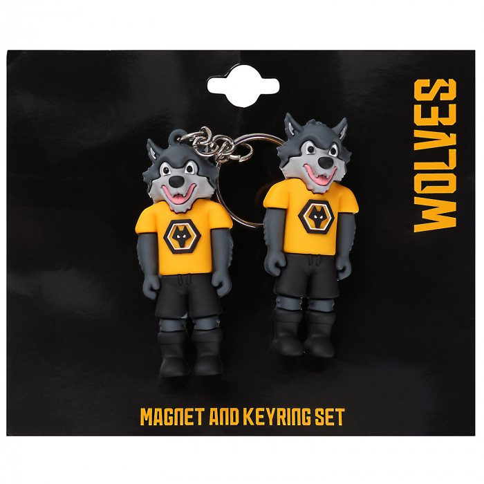 Wolfie Magnet & Keyring Set