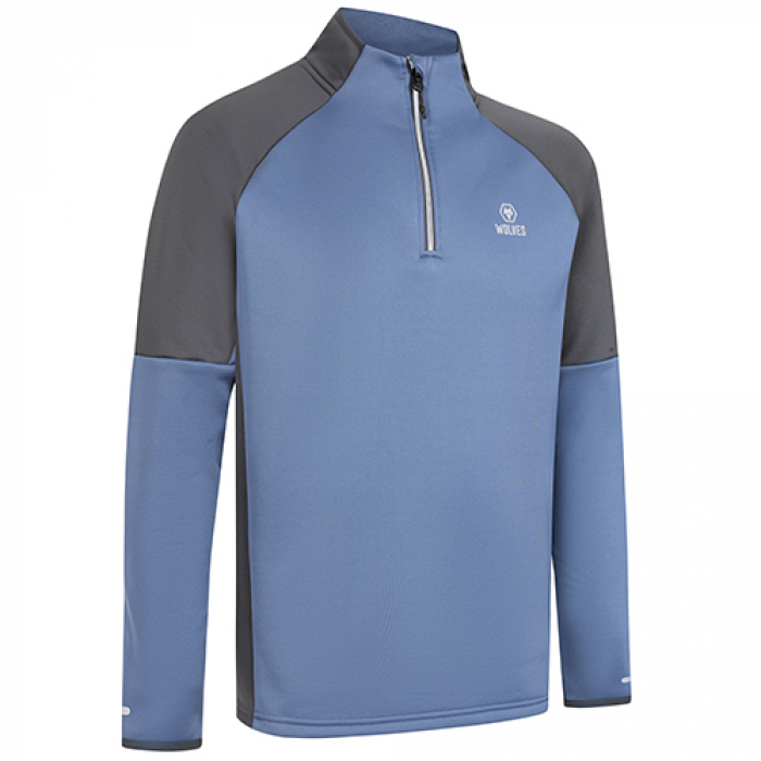 Progression 1/4 Zip - Blue/Grey