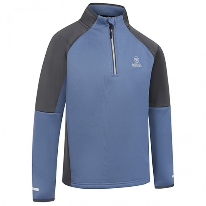 Progression 1/4 Zip - Blue/Grey - Junior