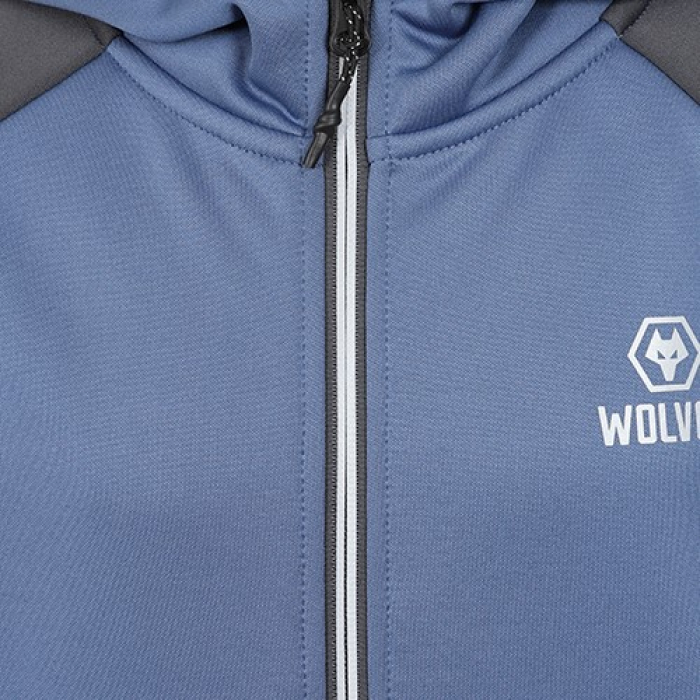 Progression FZ Hoodie - Blue/Grey - Junior