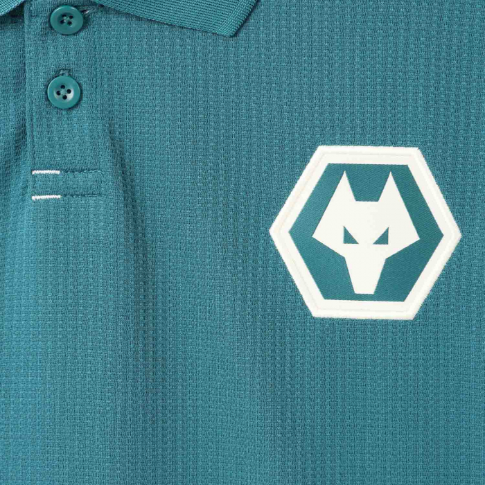 2026-27 Wolves Players Travel Polo - Deep Teal