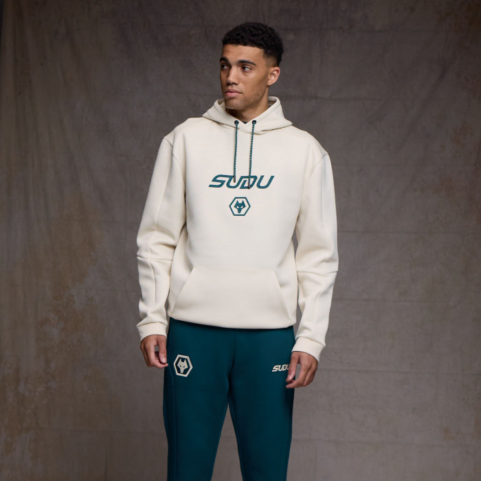 2026-27 Wolves Coaches Travel Hoodie - Off White