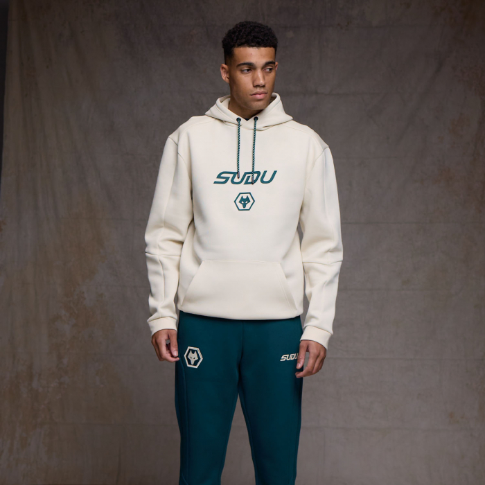 2026-27 Wolves Coaches Travel Hoodie - Off White