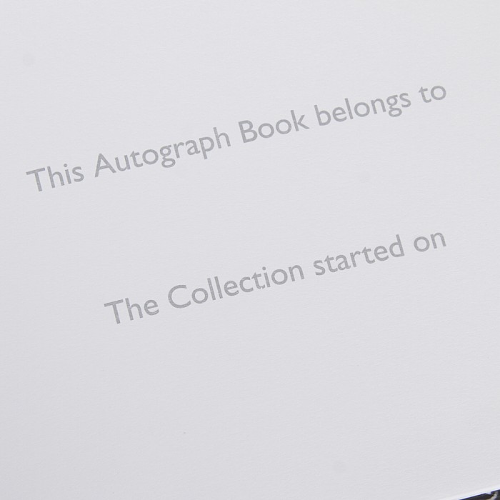 Printed Autograph Book